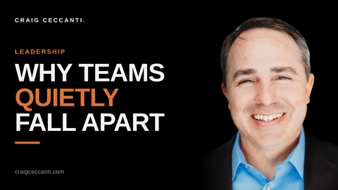 Craig Ceccanti — Why Leadership Teams Quietly Fall Apart video thumbnail